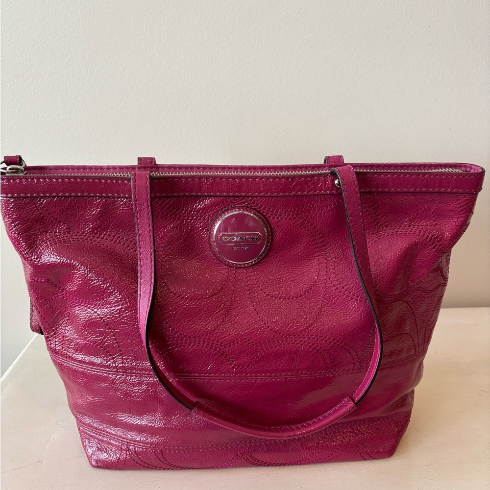 Coach Pink Tote Bag